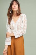 Tracy Reese X Anthropologie Blaine Textured Blouse