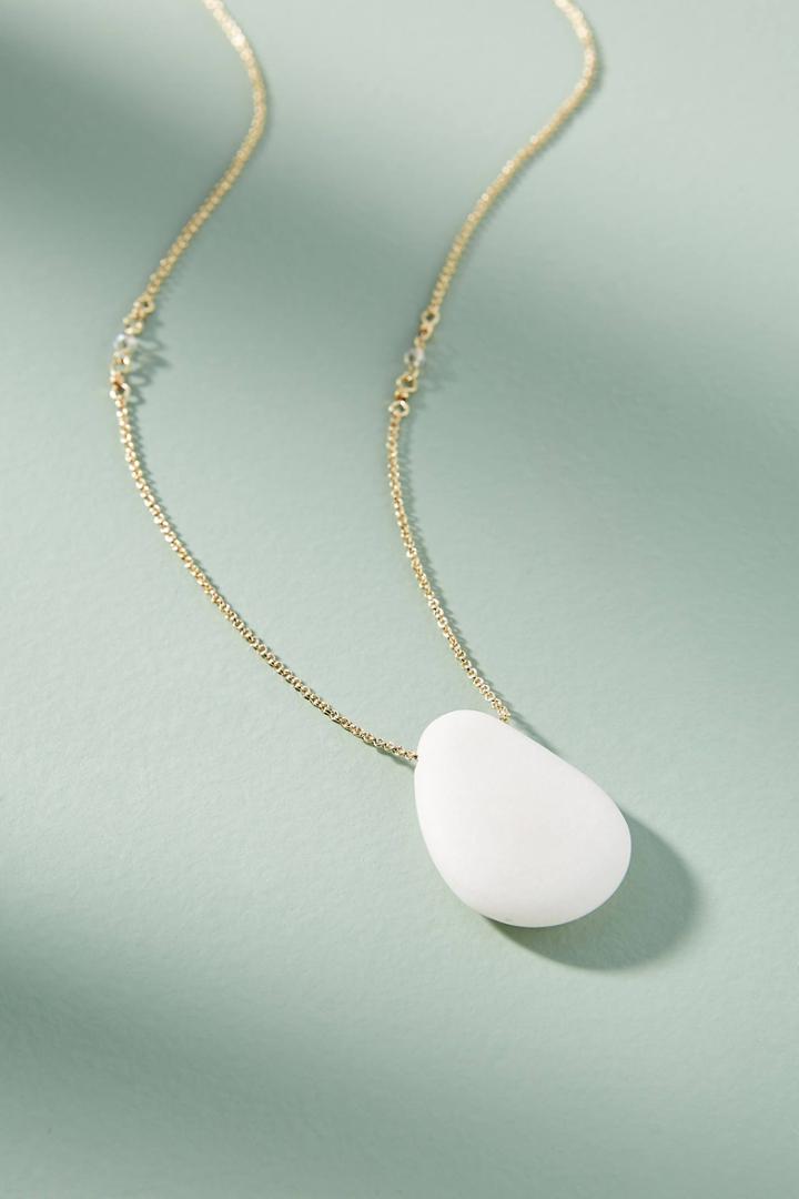 Anthropologie Tallulah Stone Pendant Necklace