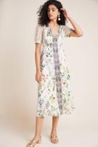 Geisha Designs Donna Floral Midi Dress