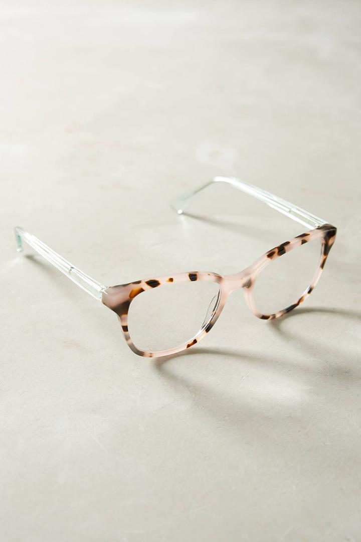 Anthropologie Pink Tortoise Reading Glasses