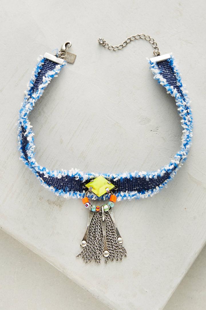 Dannijo Maitea Denim Choker