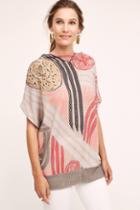 Anthropologie Abstracted Cowl Pullover