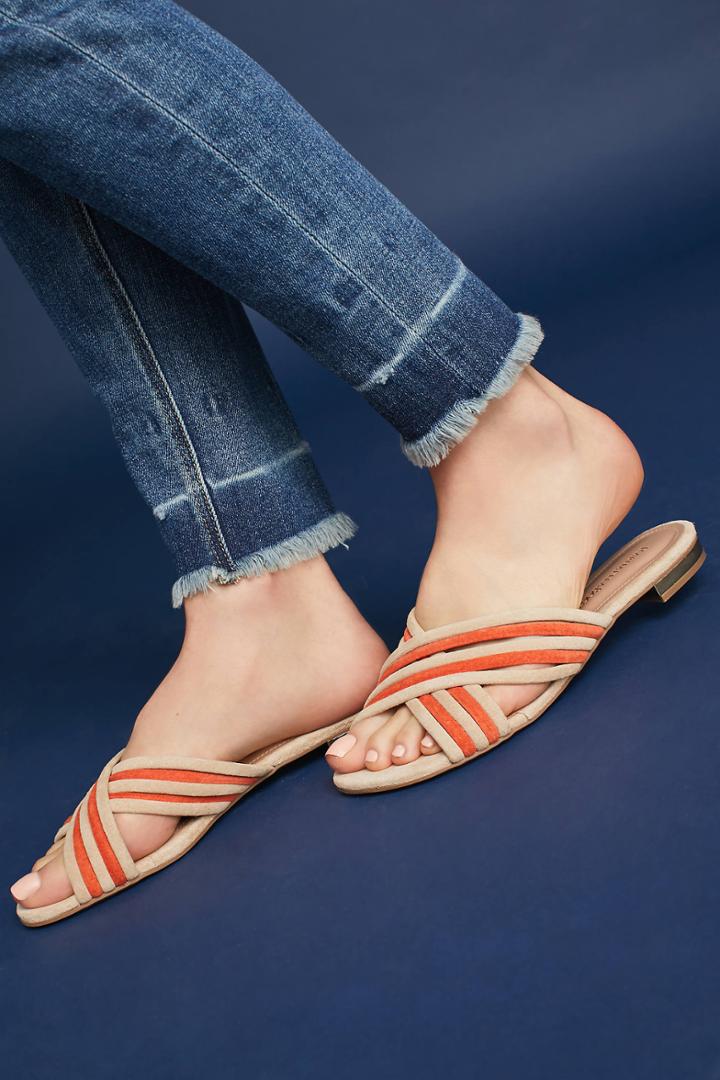 Raphaella Booz Cross Band Slide Sandals