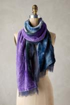 Anthropologie Soma Velvet Scarf