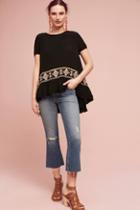 Eri + Ali Embroidered Drop-waist Tunic