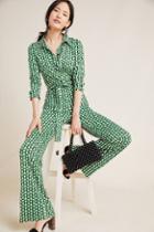 Diane Von Furstenberg Tie-waist Silk Jumpsuit