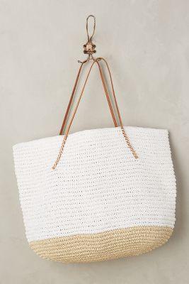Anthropologie Freshwater Tote