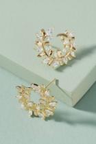 Anthropologie Romeo Vine Hoop Earrings
