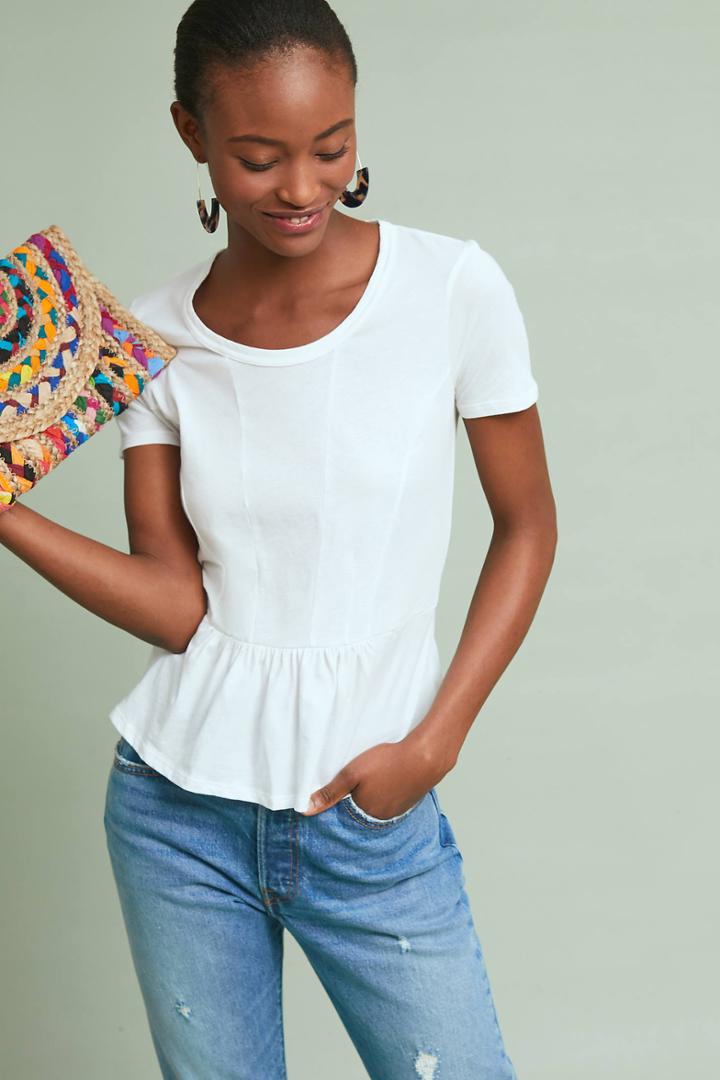 Maeve Summer Odyssey Peplum Tee