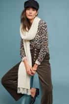 White + Warren Leopard Cashmere Sweater