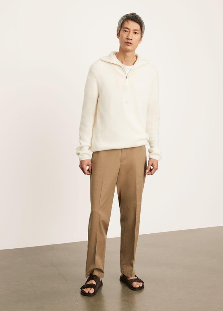 Vince Plush Cashmere Quarter Zip