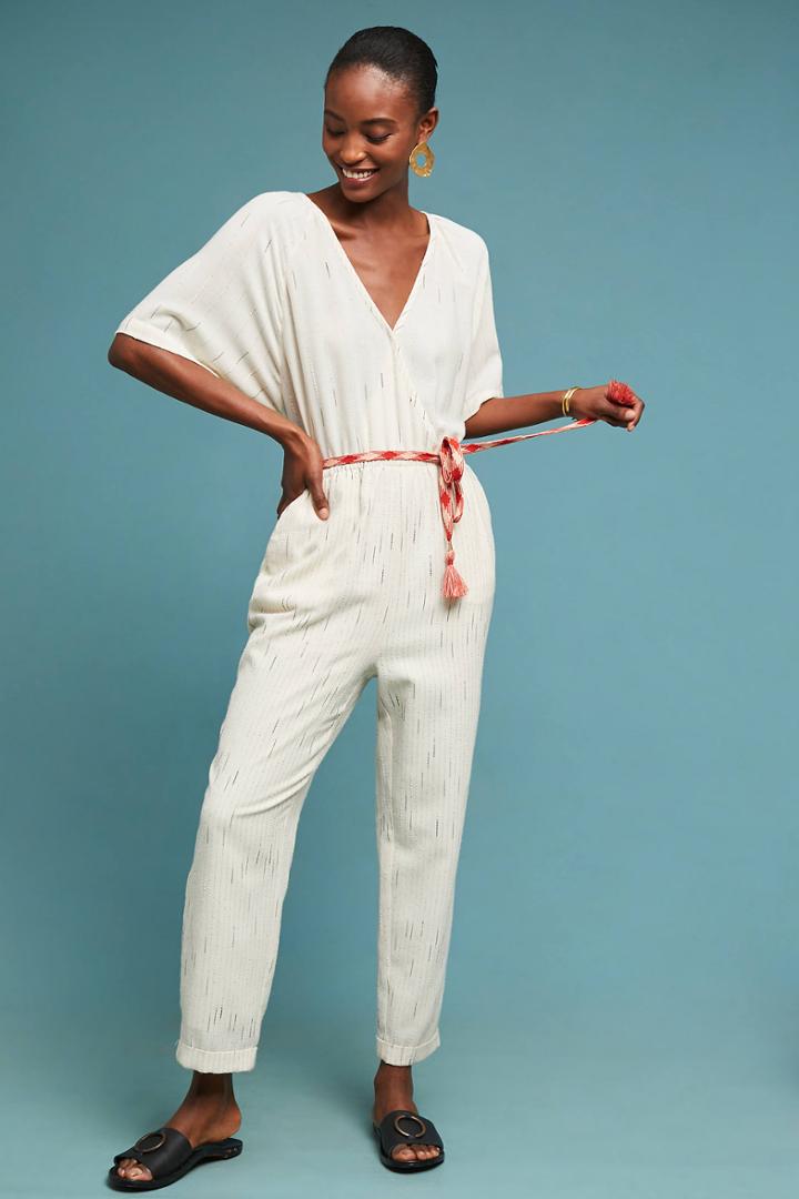 Featherbone Soleil Belted Jumpsuit