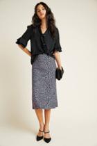 La Vie By Rebecca Taylor Wild Rose Bias Midi Skirt