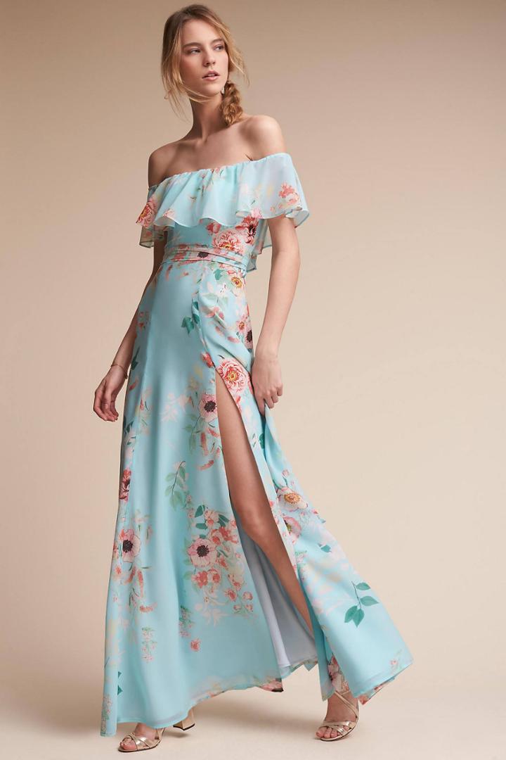 Anthropologie Laguna Wedding Guest Dress