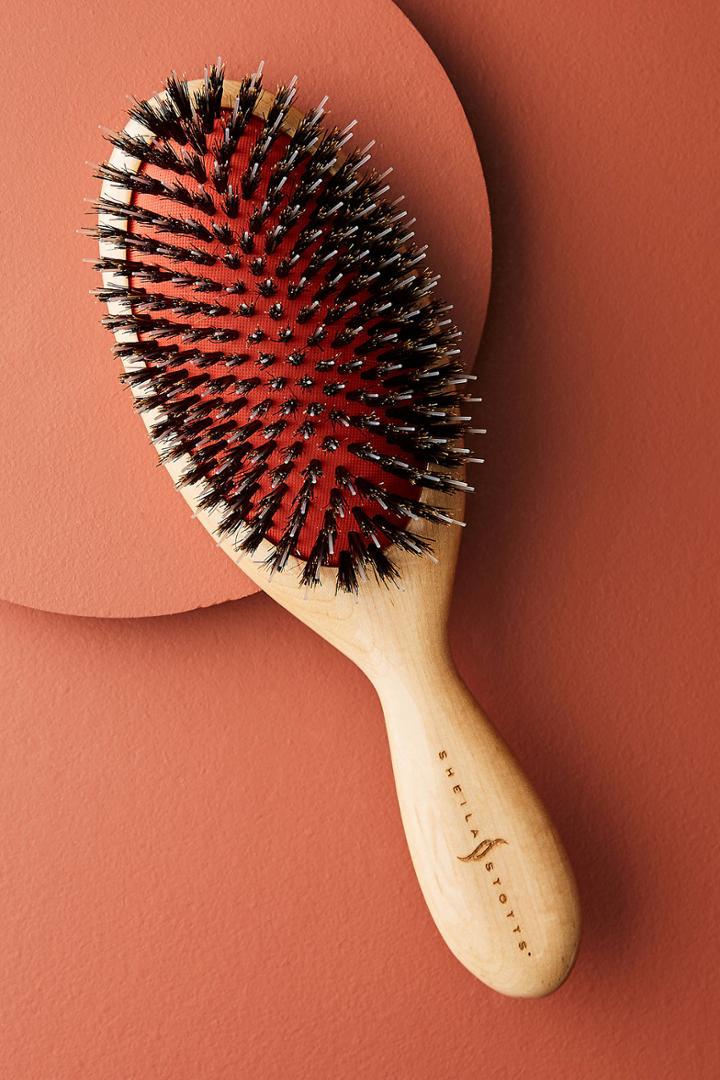Sheila Stotts Natural Boar & Nylon Brush