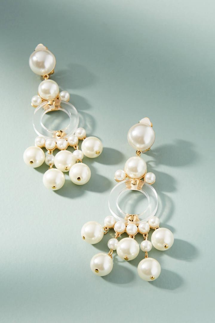 Lele Sadoughi Boulevard Pearl Drop Earrings
