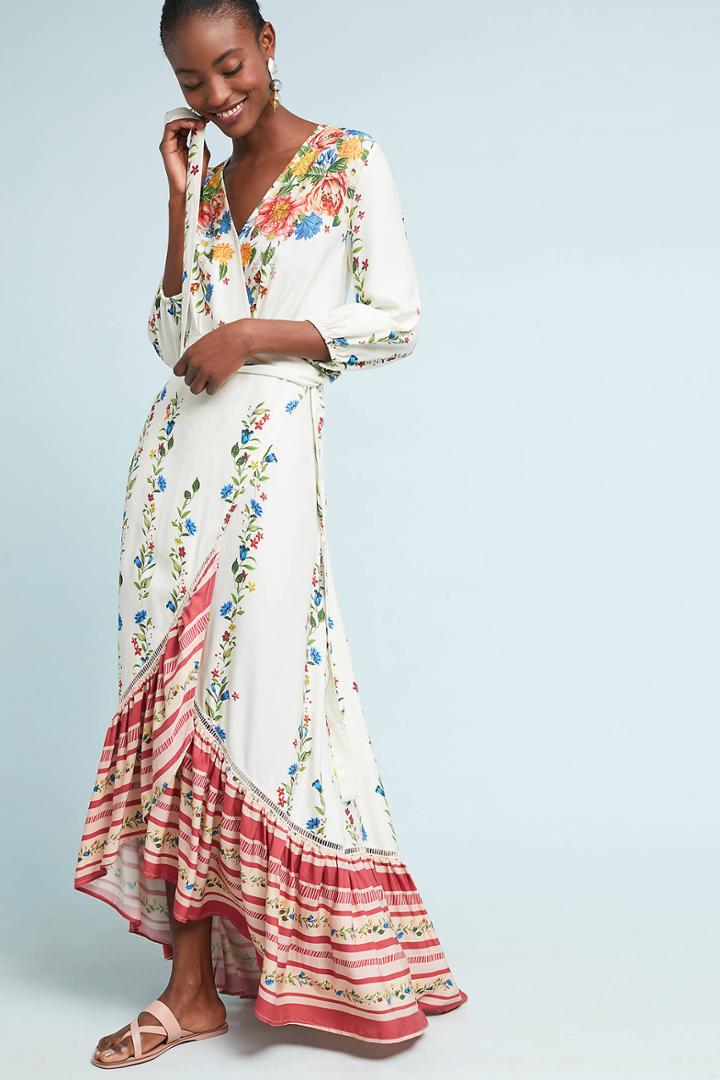 Farm Rio Springtime Wrap Dress