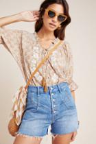 Mother The Swooner Ultra High-rise Denim Shorts