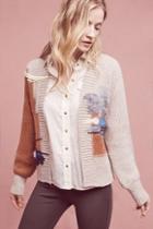 Monogram Petunia Embroidered Cardigan