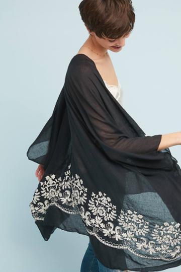 Elizabeth Gillette Adelisa Embroidered Kimono