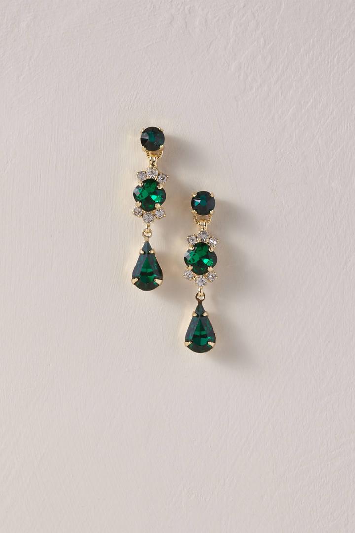 Sorrelli Green Drop Earrings
