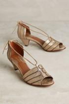 Luiza Perea Deco Heels Gold
