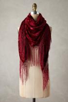 Nanette Lepore Fringed Burnout Scarf