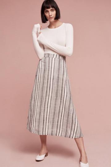 Tina + Jo Clara Striped Midi Skirt