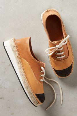 Naguisa Medes Runner Espadrille Sneakers Honey