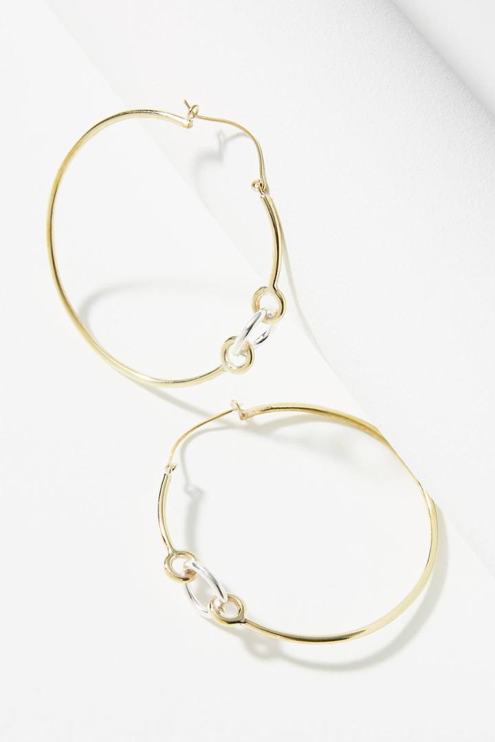 Lena Bernard Knotted Hoop Earrings