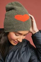 Kitted In Cashmere X Anthropologie Heart To Heart Cashmere Beanie