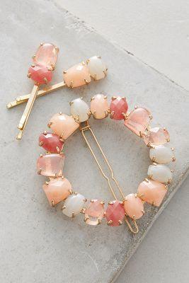 Anthropologie Sunset Hair Clip Set