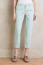 Pilcro Stet Chino Capris Blue Green