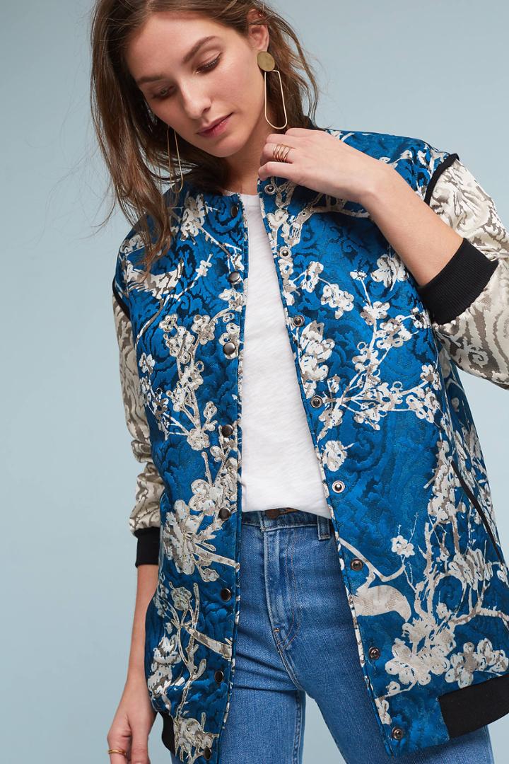 Hemant & Nandita Leilani Jacquard Bomber