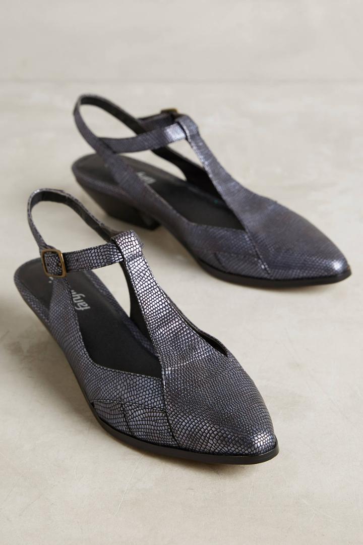 Farylrobin Metallic T-straps