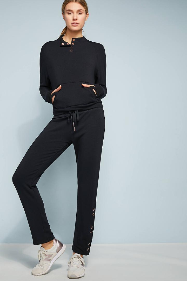 Anthropologie Snap It Up Sweatpants
