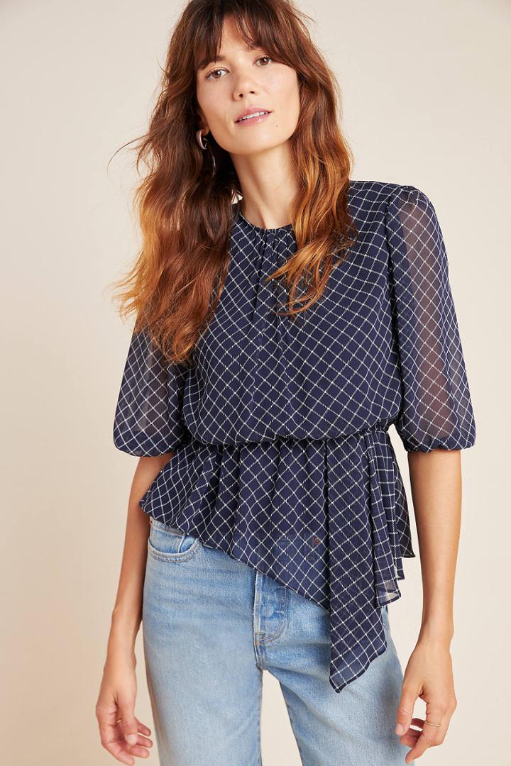 Ml Monique Lhuillier Sutton Blouse