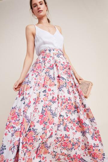 Mynah's Reynu Taandon Chalfont Floral Maxi Skirt