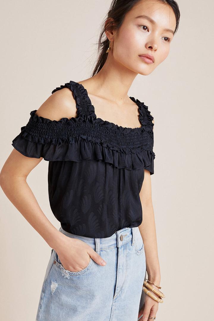 Anthropologie Finn Open-shoulder Top