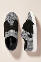 Tretorn Bow-embellished Gingham Sneakers
