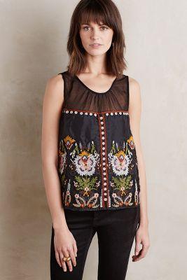 Floreat Nalini Embroidered Tank