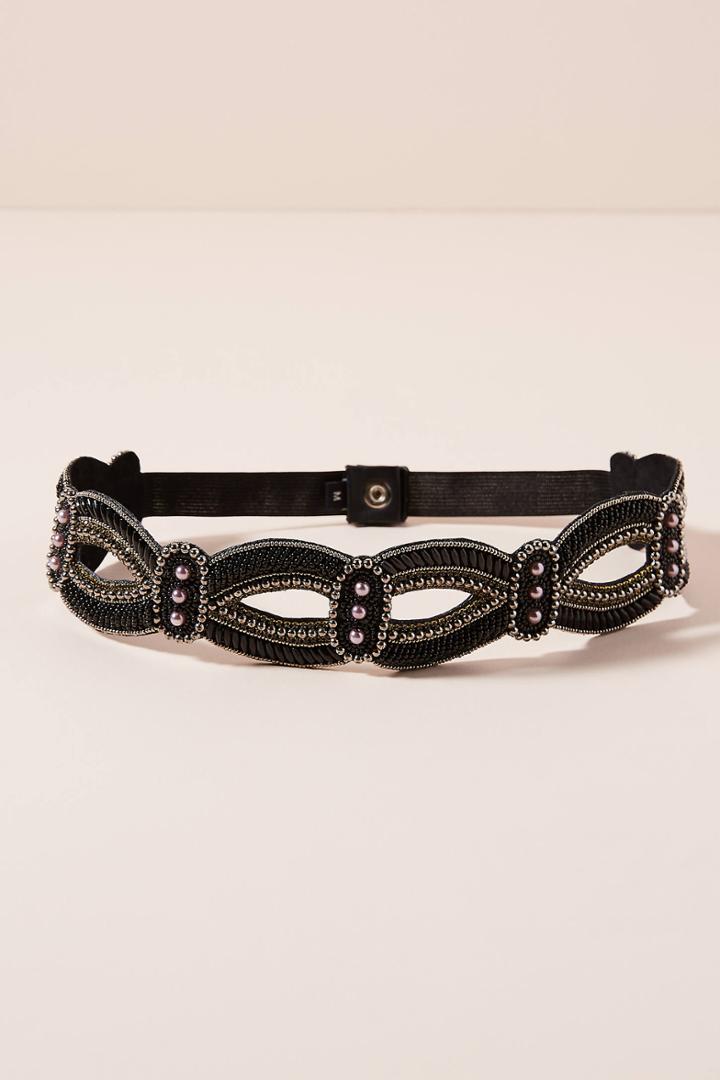 Anthropologie Embellished Cut-out Belt