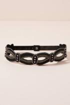 Anthropologie Embellished Cut-out Belt