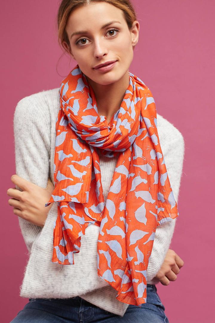 Anthropologie For The Birds Scarf