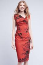 Black Halo Printed Jacquie Dress