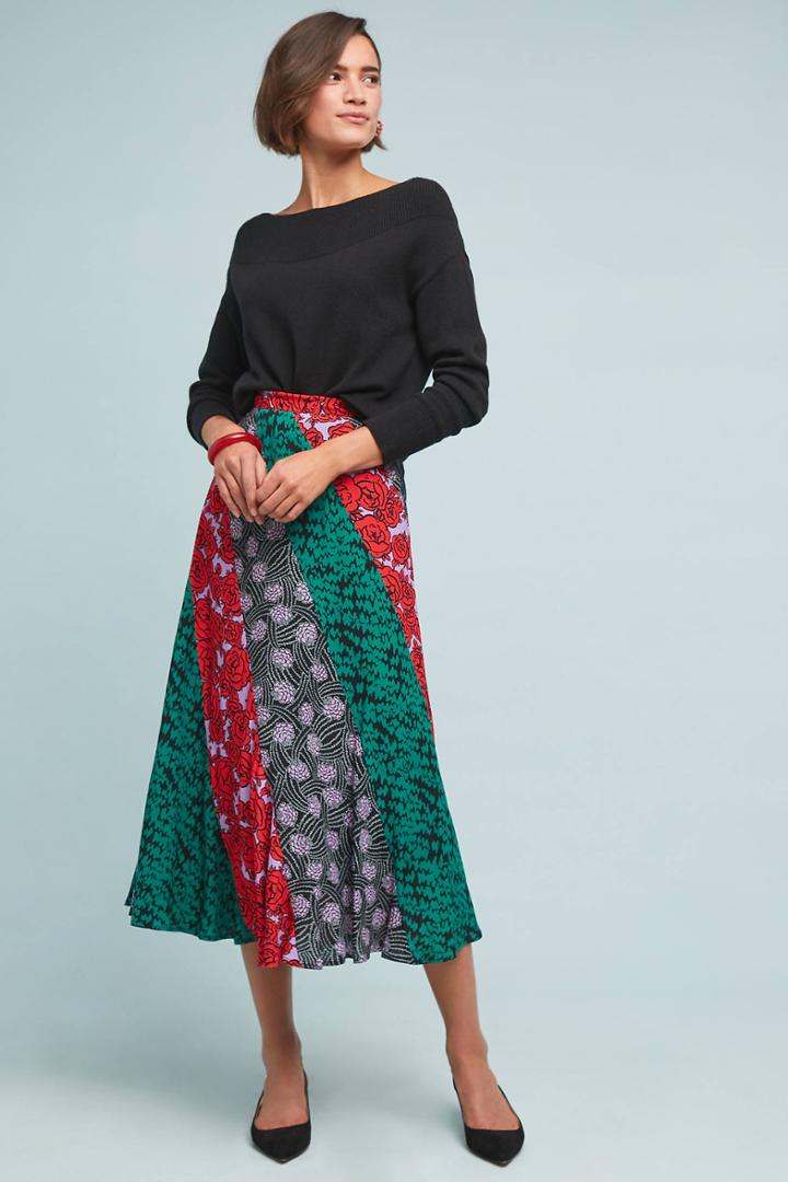Maeve Foster Patchwork Skirt