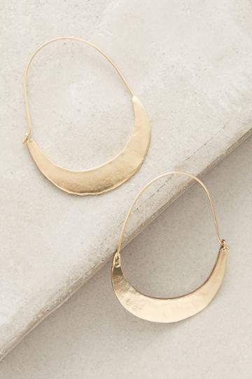Anthropologie Crescent Hoops