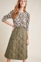Mignon Doo Dempsey Quilted A-line Skirt