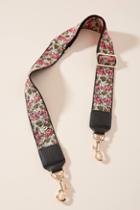 Urban Originals Woven Floral Bag Strap