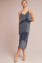 Tolani Patchwork Midi Dress